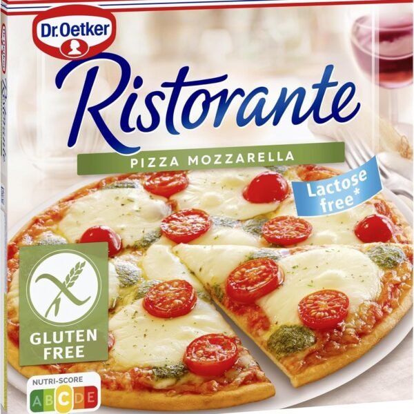 Dr. Oetker Ristorante Gluten Free and Lactose Free Mozzarella Cheese Pizza. 370gx6 (Frozen) - Exclusive Offer